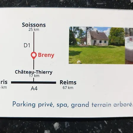 Nyaraló Paris-reims, 10 Personnes, 4 Chambres, Grand Jardin Prive *